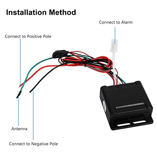VGEBY Kit de seguridad para motocicleta, sistema de alarma a