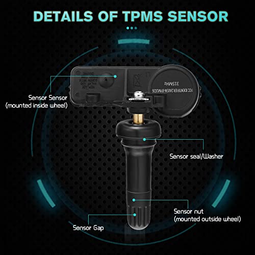 13586335 315MHZ Sensor del Sistema de Monitoreo de Presión d