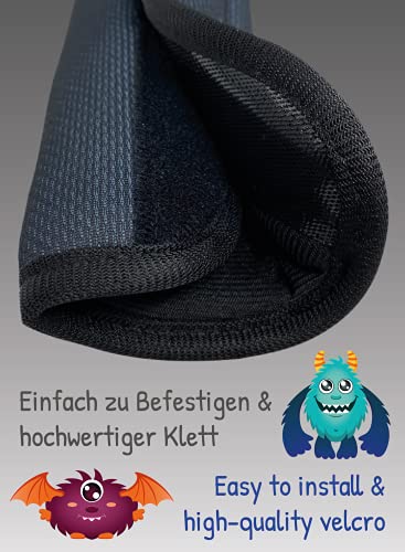 1 protector de cinturón de seguridad para coche con monstruo