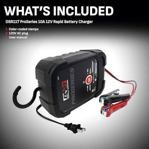 Schumacher DSR ProSeries - Cargador de batería de coche eléc