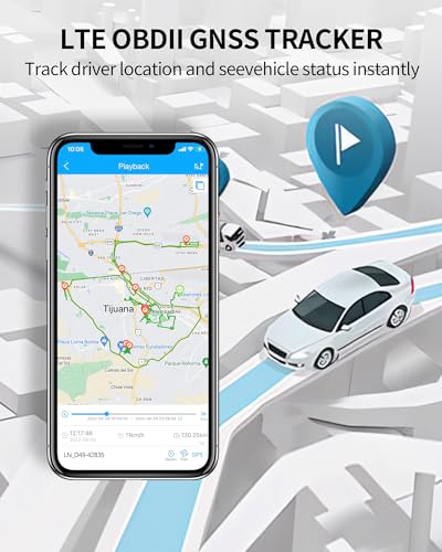 Rastreador GPS para vehículos, localizador de coche OBD 4G L