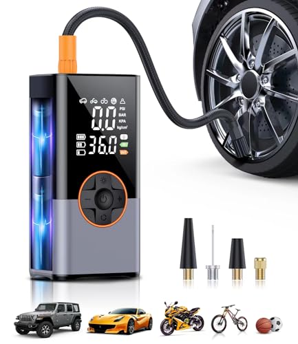 Tire Inflator Portable Air Compressor, 2X Faster Portable Ai