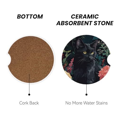 Posavasos de cerámica absorbente para portavasos de automóvi