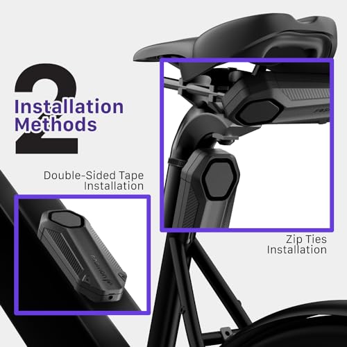 Fosmon Alarma de bicicleta de 113 db con control remoto (paq