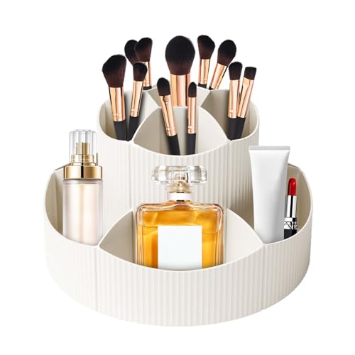 DASITON Organizador de brochas de maquillaje giratorio de 36