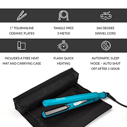 KARMIN G3 Salon Pro - Plancha de pelo profesional de turmali