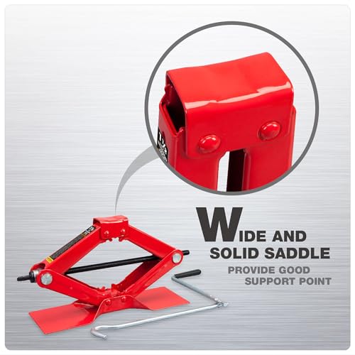 BIG RED T10152-3 Torin Car Scissor Jack: Gato portátil de ac
