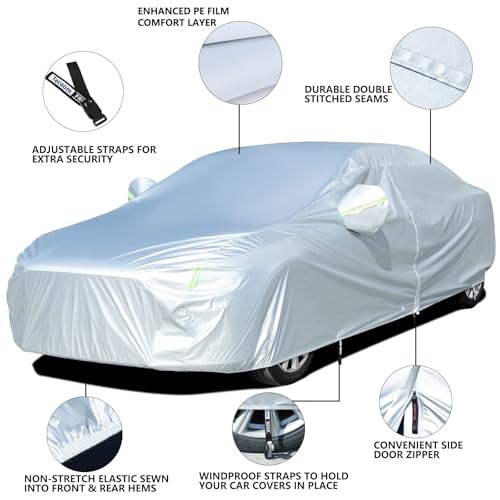 Tecoom Carcasa ligera, impermeable, a prueba de rayos UV, re