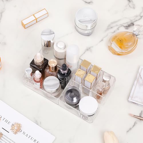 Yesesion Organizador de almacenamiento de maquillaje de plás