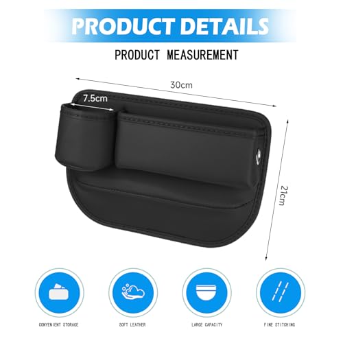 Organizador de espacio para asiento de automóvil con portava