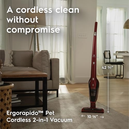 Electrolux Ergorapido - Aspiradora inalámbrica 2 en 1 para m