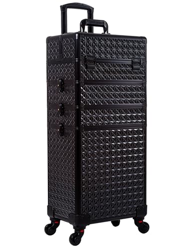 AROUS Estuche de maquillaje profesional 5 en 1, estuche de a