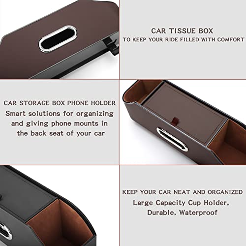 HOLDCY Organizador de asiento trasero de automóvil con 2 por