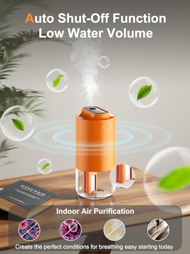 Humidificador portátil para viajes en automóvil, [purificaci