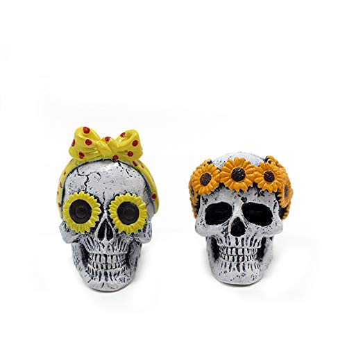 Estatua de calavera malvada para automóvil con ambientador,