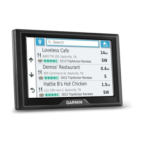 Garmin Drive 52 EX, navegador GPS con pantalla de 5", menús