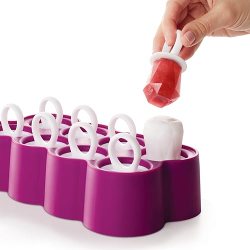 ZOKU Moldes para anillos – 8 moldes de silicona para paletas