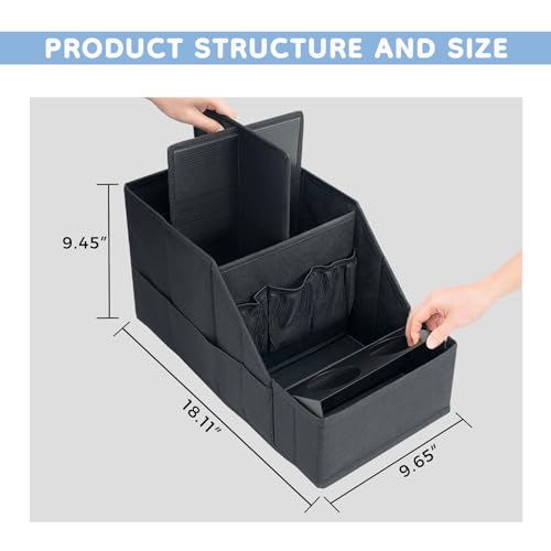 FLYBOX Organizador de asiento trasero de automóvil con 12 co