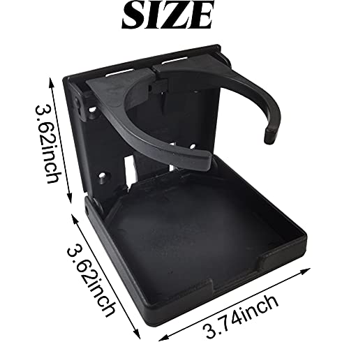 TIHOOD 4 soportes plegables ajustables para bebidas, portava