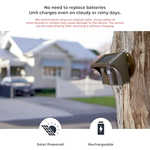 eMACROS Alarma solar Pro 3 para entrada con aplicación, rang