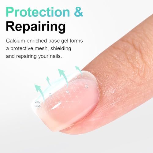 L'UGX Esmalte de gel con base de goma, 0% ácido, 0.5 onzas l