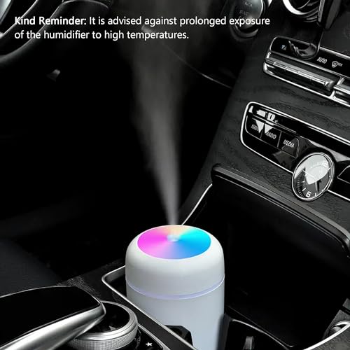 Mini humidificador portátil, colorido, niebla fría, alimenta