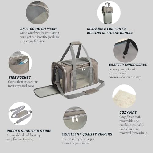 Transportador de gatos para perros y mascotas, bolsas para g