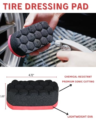 Kit de limpieza de detalles de llantas de automóvil de 7 pie