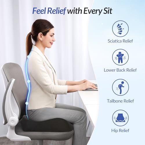 ZIKEE Pioneering - Cojín de asiento para aliviar la presión,