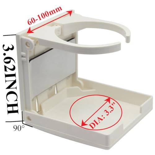 YSIL Soporte plegable ajustable para bebidas para barco mari