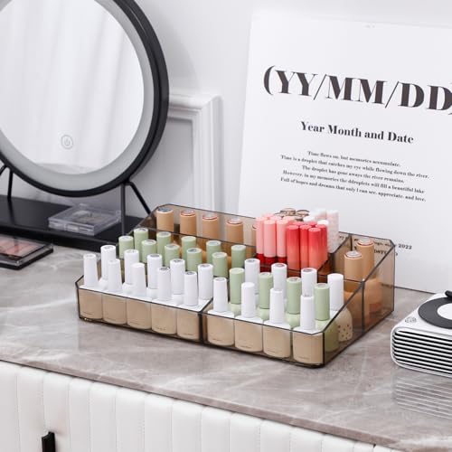 Yesesion Organizador grande de maquillaje de tocador con 9 c