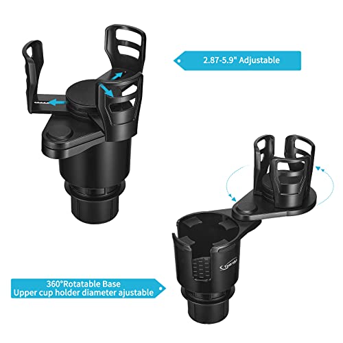 Adaptador extensor de portavasos de coche grande 2 en 1 THIS