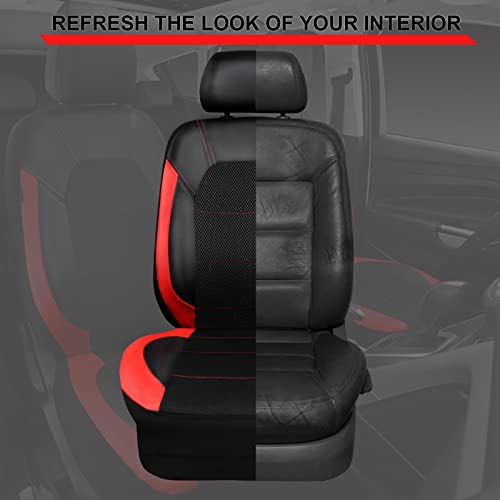 Car Pass - Fundas universales de cuero para asiento de autom