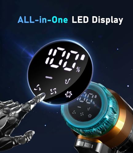 Aspiradora inalámbrica de 600 W, 55 Kpa, hasta 55 minutos, a