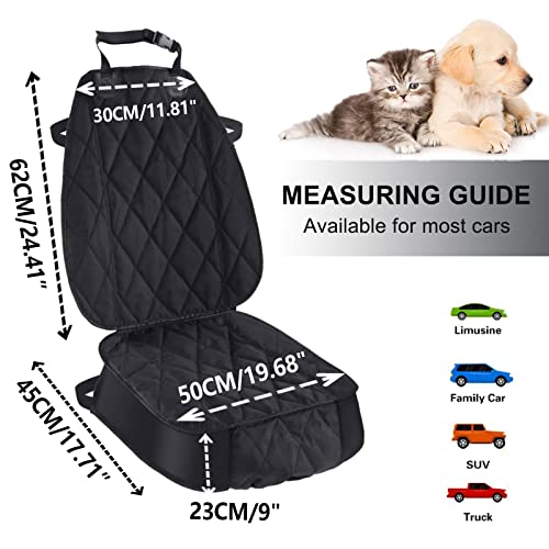 Pet Deluxe Fundas de asiento para perros para automóviles, S
