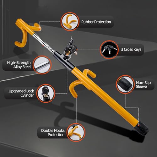 Cerradura para volante antirrobo resistente dispositivo segu