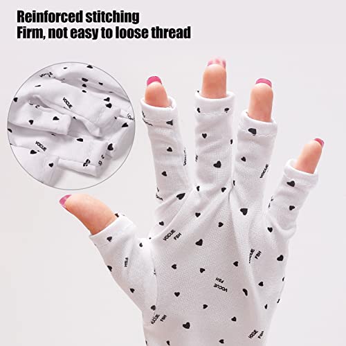 Guantes de manicura para uñas, 3 pares de guantes de uñas tr