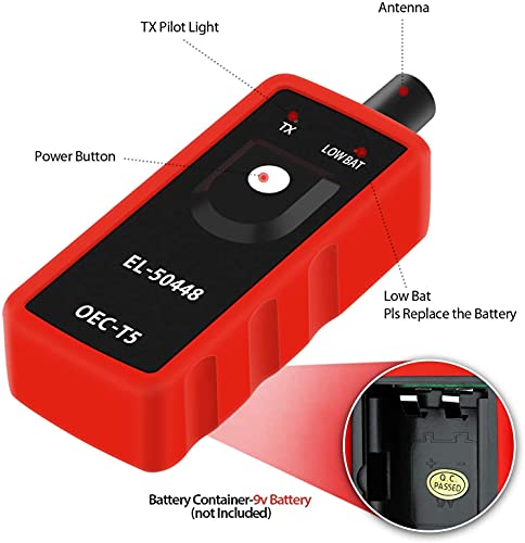 JDiag EL50448 TPMS Relearn - Sensor de presión de neumáticos