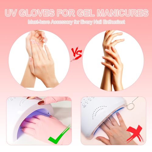 chemotex Guantes de uñas UV: protección profesional de manic
