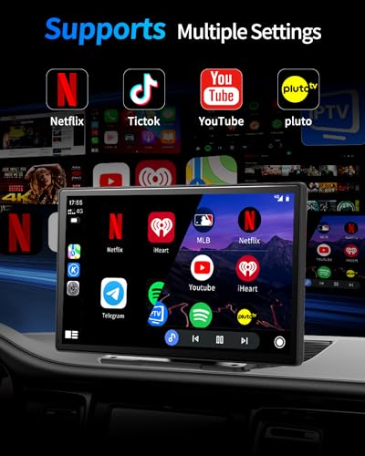 8 Core Android 13 4+64GB 9 pulgadas Android Auto inalámbrico