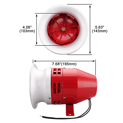Baomain Seguridad del decibelio de la CA 110V 0.93A 125DB de