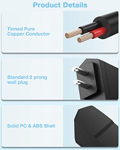 Aclorol Adaptador de fuente de alimentación de 5V 2A 100-240