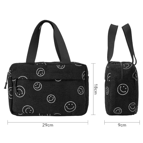 Bolsa de maquillaje grande para mujer, bolsa de cosméticos d