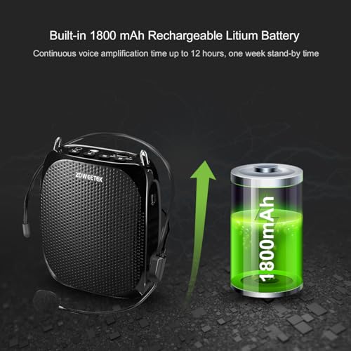 ZOWEETEK Amplificador de voz original para profesores con 2