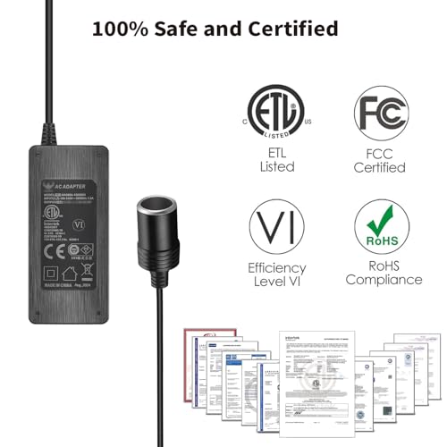 Adaptador de corriente de CA a CC de 12 V, 5 A, 60 W, 100-24