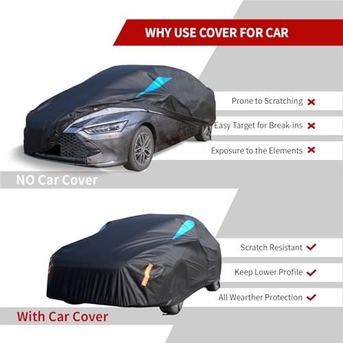 Funda impermeable para automóvil para sedán para todo tipo d