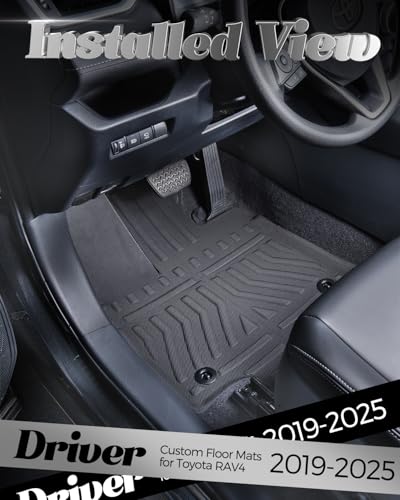 Alfombrillas de automóvil para Toyota RAV4: 2019 2020 2021 2