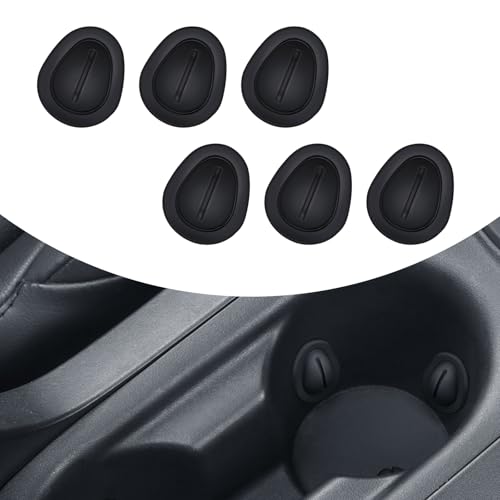 Paquete de 6 limitadores de portavasos para automóvil, tapón