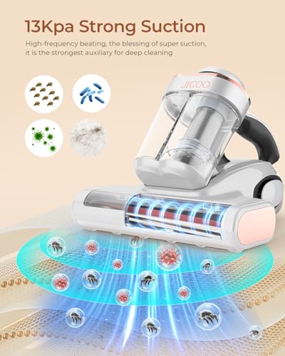 Aspirador de cama con sensor de polvo, aspiradora de colchón