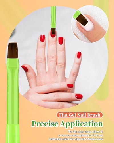 3 cepillos de limpieza de esmalte de uñas, redondo y falso y